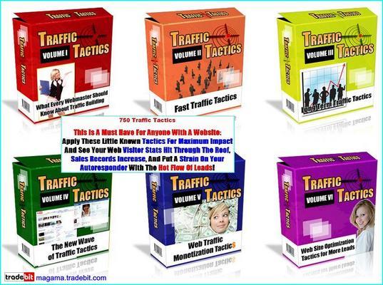 Product picture 750 Traffic Tactics - With Private Label Rights
