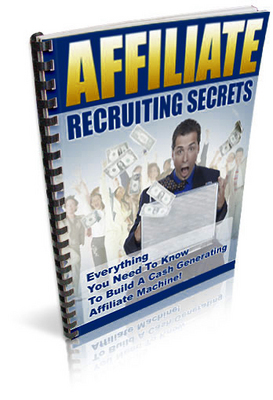 Product picture Affiliate Recruiting Secrets