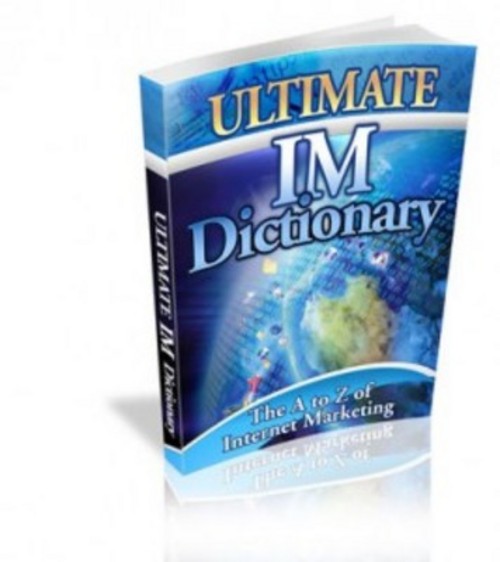 Product picture The Ultimate IM Dictionary